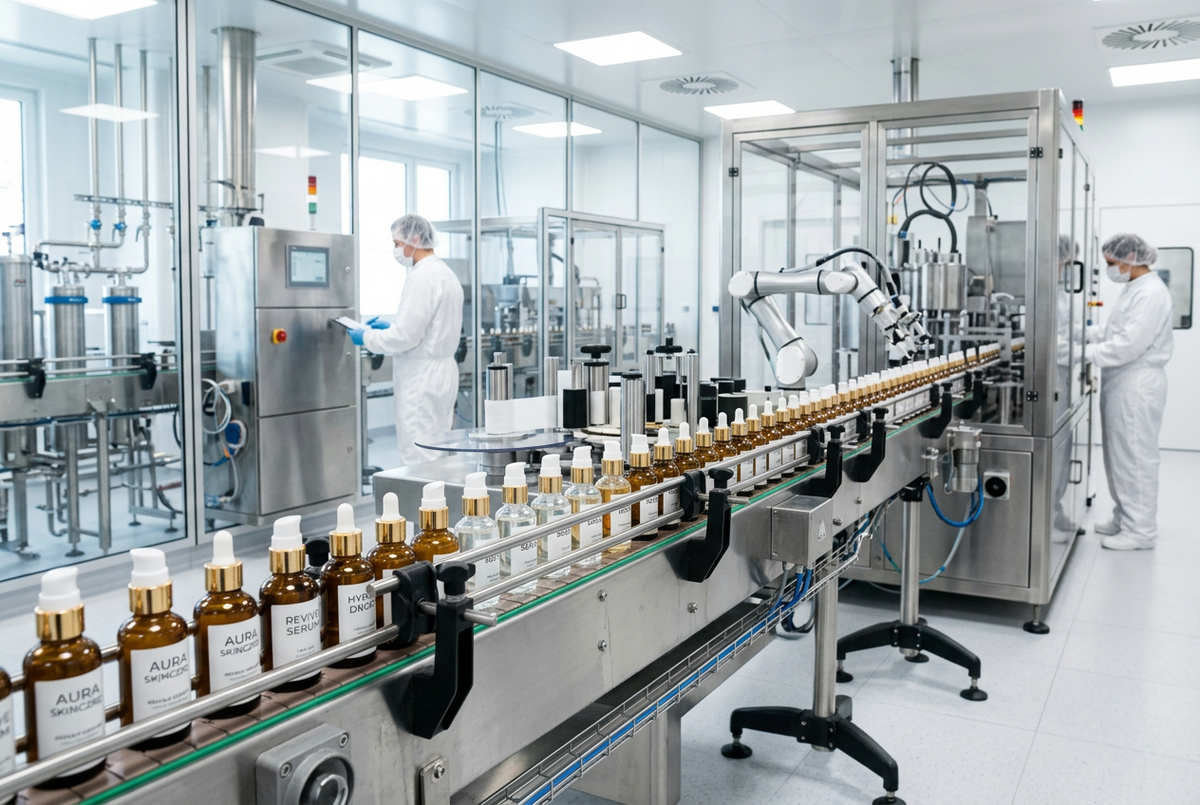 How Custom Skincare Manufacturing Works: From Formula to Packaging