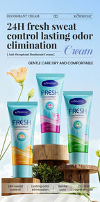 Underarm Antiperspirant Deodorant Cream — 24H Odor & Sweat Control for Men & Women
