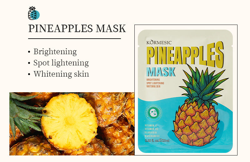 Fruit Extract Face Mask Set – Hydrating, Brightening & Anti-Aging Sheet Masks (12 Varieties)