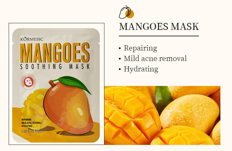 Fruit Extract Face Mask Set – Hydrating, Brightening & Anti-Aging Sheet Masks (12 Varieties)