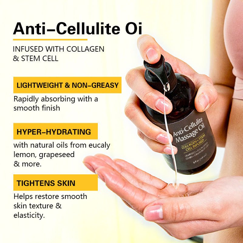 Premium Botanical Massage Oil Collection | Anti-Cellulite & Aromatherapy