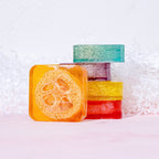 Handmade Soap Bar with Organic Ocean Loofah Oil Control Acne Treatment Revitalizes Skin for Face and Body