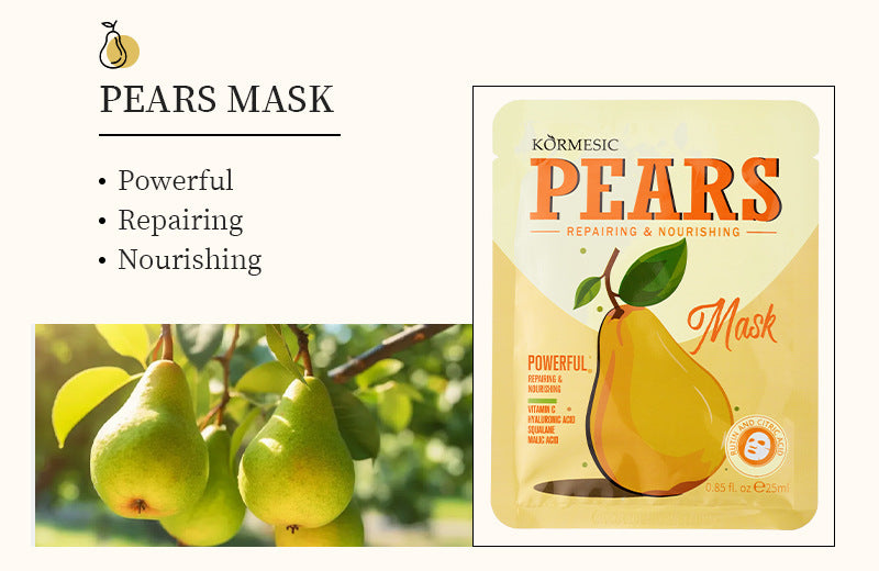Fruit Extract Face Mask Set – Hydrating, Brightening & Anti-Aging Sheet Masks (12 Varieties)
