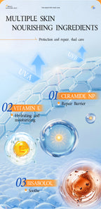 Face Sunscreen Stick Ceramide+Vitamin E Invisible SPF 50 Broad Spectrum Water Resistant 0.53oz/15g