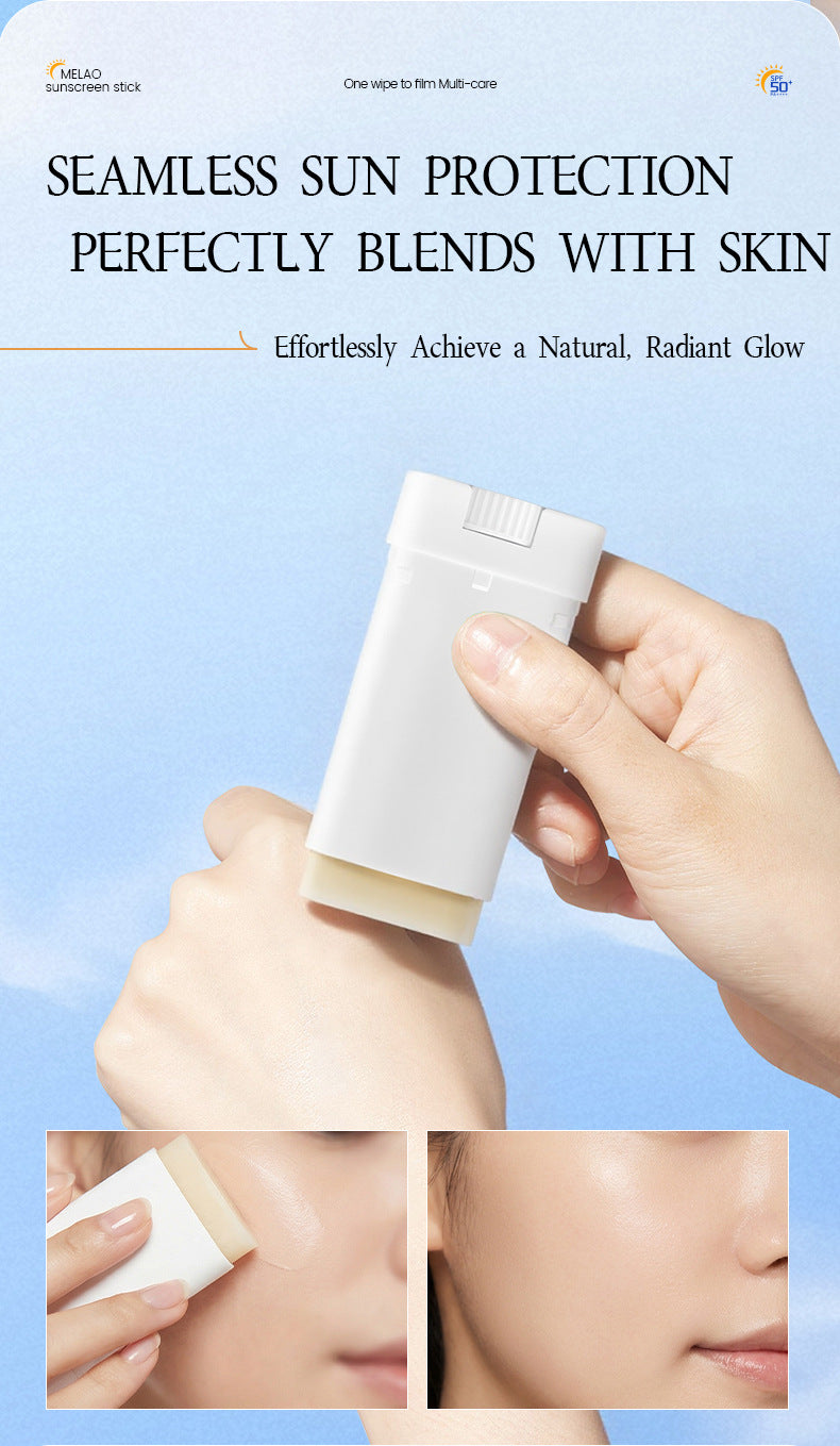 Face Sunscreen Stick Ceramide+Vitamin E Invisible SPF 50 Broad Spectrum Water Resistant 0.53oz/15g