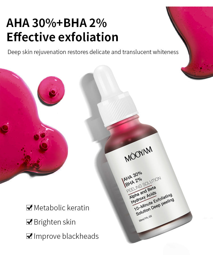 AHA 30% + BHA 2% Peeling Solution | Exfoliating Face Serum for Brighter, Smoother Skin