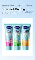 Underarm Antiperspirant Deodorant Cream — 24H Odor & Sweat Control for Men & Women