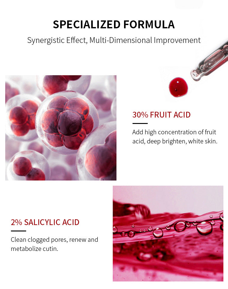 AHA 30% + BHA 2% Peeling Solution | Exfoliating Face Serum for Brighter, Smoother Skin