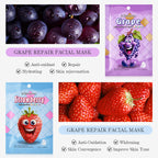 Fruit Extract Face Mask Set – Hydrating, Brightening & Anti-Aging Sheet Masks (12 Varieties)
