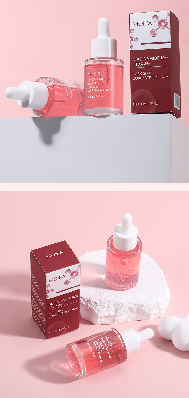 Dark Spot Corrector Serum | 10% Niacinamide + 4% Tranexamic Acid | Brightening & Whitening Face Serum