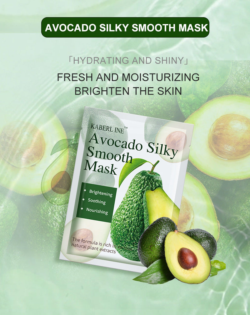 Natural Plant Extract Sheet Face Mask Set – Cucumber, Aloe & Avocado | Deep Cleansing & Hydrating