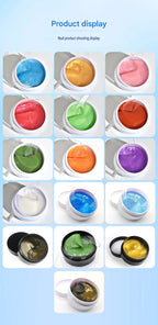 Unlabeled Eye Masks with Seaweed & Gold for Firming and Reducing Fine Lines – Moisturizing and Hydrating Eye Patches