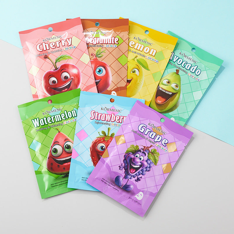 Fruit Extract Face Mask Set – Hydrating, Brightening & Anti-Aging Sheet Masks (12 Varieties)