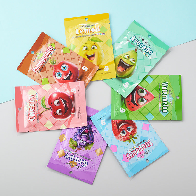 Fruit Extract Face Mask Set – Hydrating, Brightening & Anti-Aging Sheet Masks (12 Varieties)
