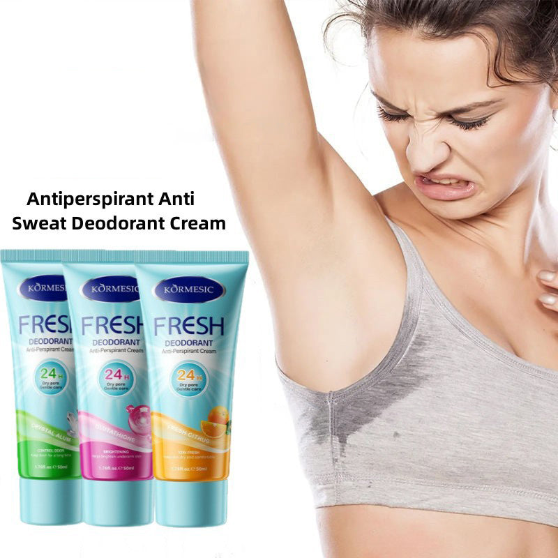 Underarm Antiperspirant Deodorant Cream — 24H Odor & Sweat Control for Men & Women