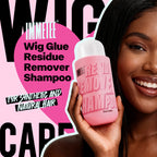Wig Glue Residue Remover Shampoo for Synthetic and Human Hair with Tea Tree Oil & Coconut Oil