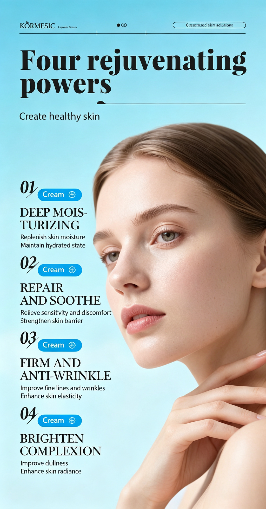 Premium Capsule Face Cream Hydrating Moisturizer – Collagen, Retinol, Hyaluronic Acid & Centella Asiatica