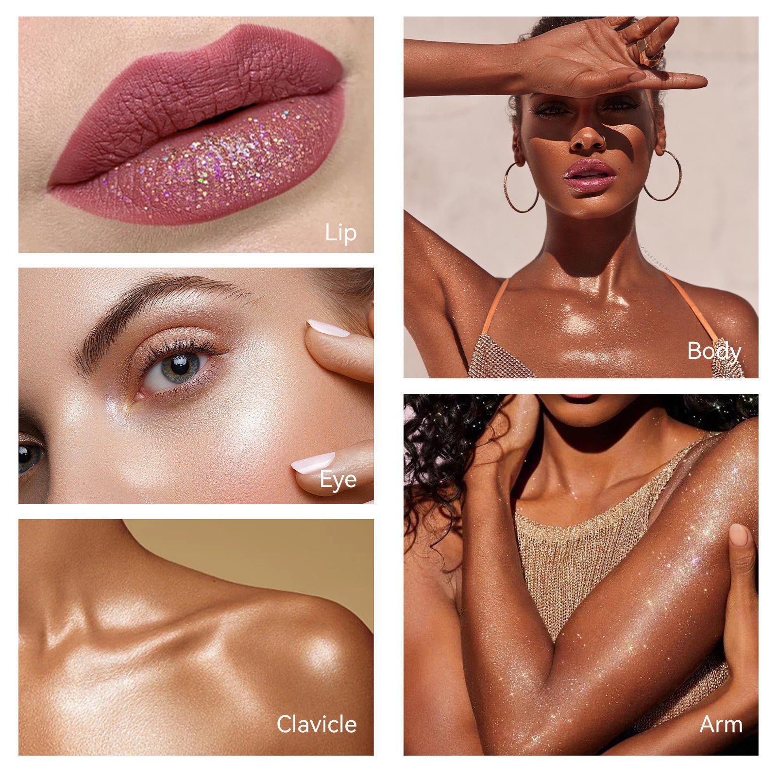 Micronized Shimmer Highlighter Stick – 3 Luxurious Shades | Waterproof & Long-Lasting