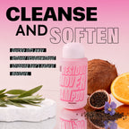 Wig Glue Residue Remover Shampoo for Synthetic and Human Hair with Tea Tree Oil & Coconut Oil