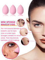 All‑in‑One Pink Makeup Brush Kit | Brushes, Beauty Blenders, Puffs & Travel Storage Bag Wholesale
