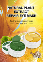 Unlabeled Eye Masks with Seaweed & Gold for Firming and Reducing Fine Lines – Moisturizing and Hydrating Eye Patches