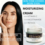 Face Cream with Retinol & Collagen Tightening, Smoothing, Hydrating Skincare Anti Aging Moisturizer