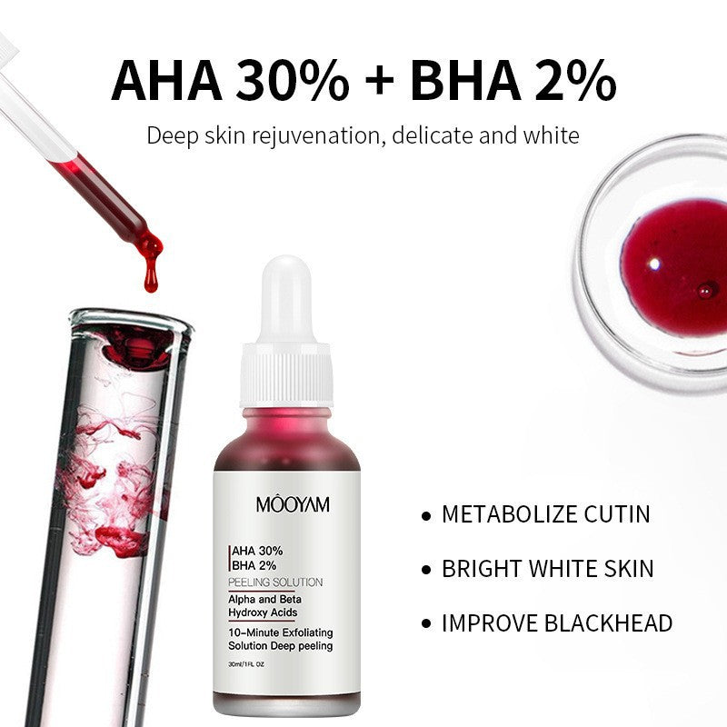 AHA 30% + BHA 2% Peeling Solution | Exfoliating Face Serum for Brighter, Smoother Skin