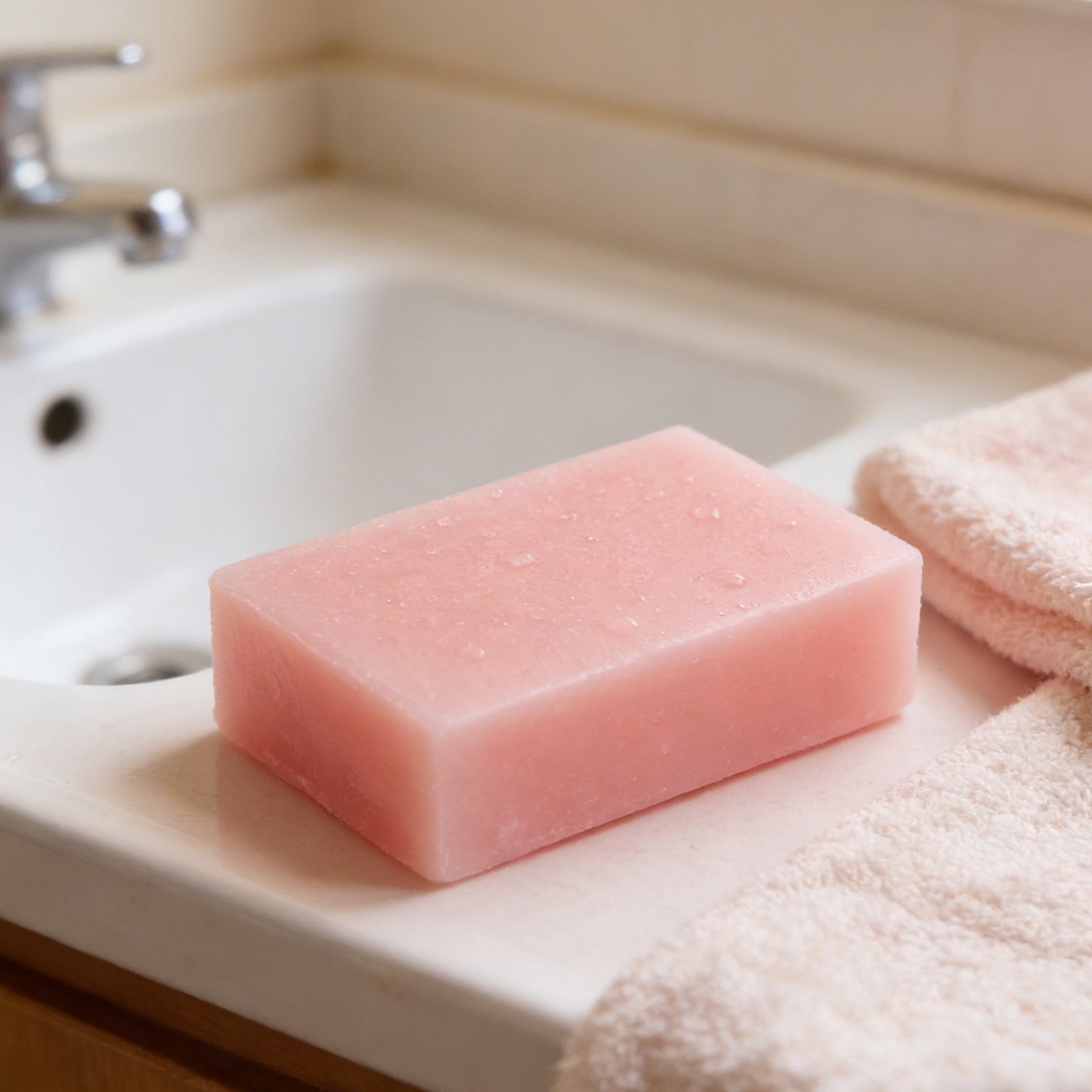 Peach Soap Bar | Gentle Moisturizing Bath Soap for Face & Body | Sweet Fruity Scent | 100g