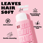 Wig Glue Residue Remover Shampoo for Synthetic and Human Hair with Tea Tree Oil & Coconut Oil