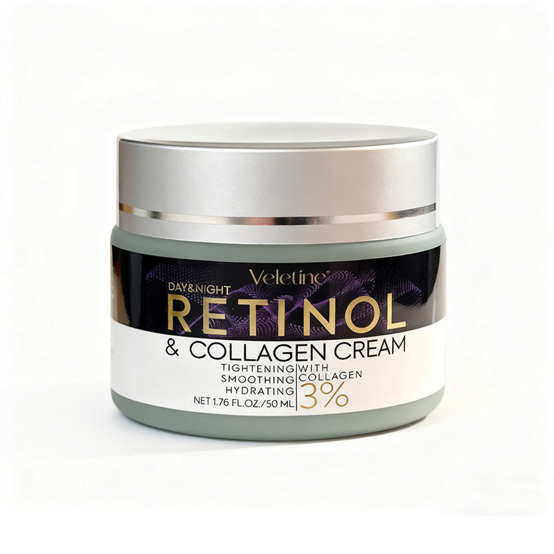 Face Cream with Retinol & Collagen Tightening, Smoothing, Hydrating Skincare Anti Aging Moisturizer