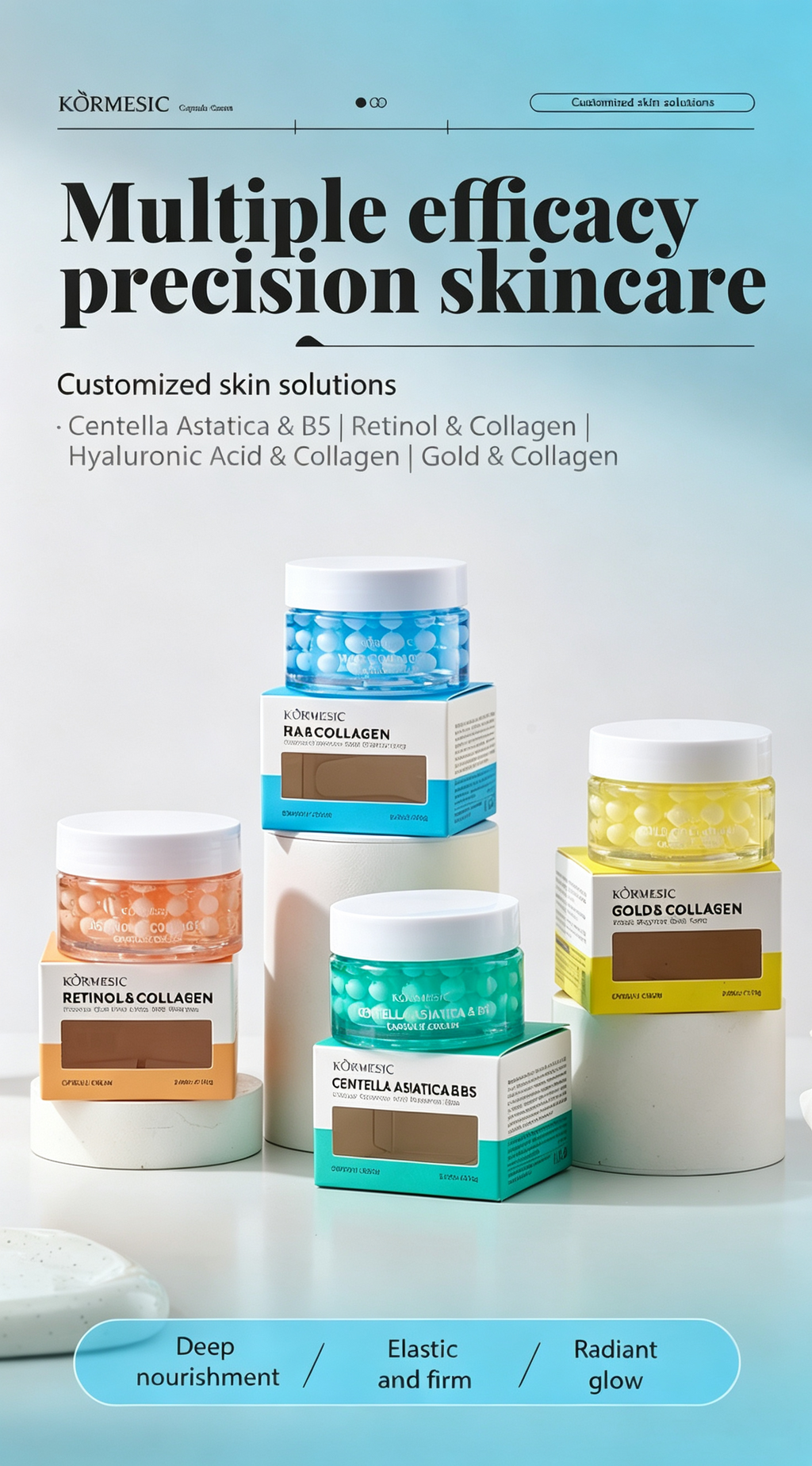Premium Capsule Face Cream Hydrating Moisturizer – Collagen, Retinol, Hyaluronic Acid & Centella Asiatica