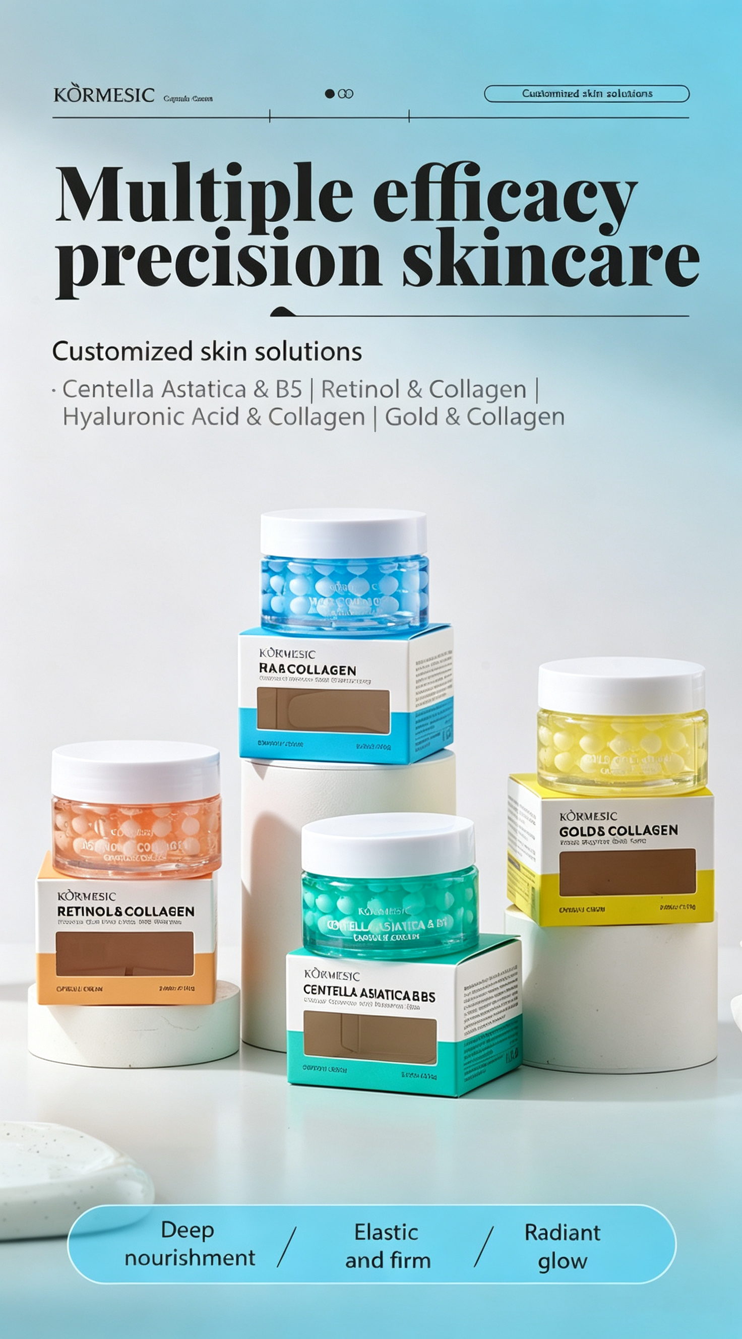 Premium Capsule Face Cream Hydrating Moisturizer – Collagen, Retinol, Hyaluronic Acid & Centella Asiatica