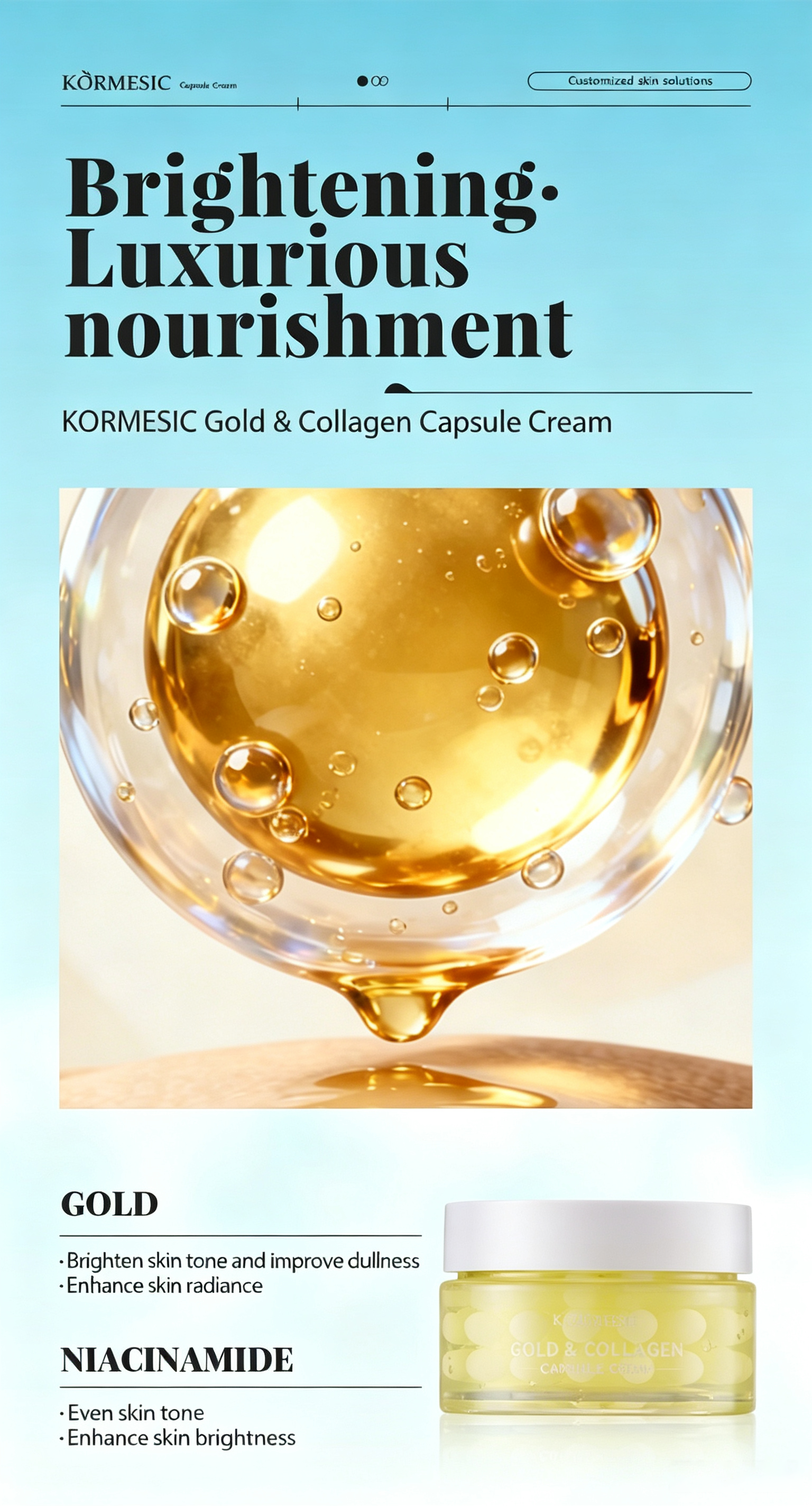 Premium Capsule Face Cream Hydrating Moisturizer – Collagen, Retinol, Hyaluronic Acid & Centella Asiatica