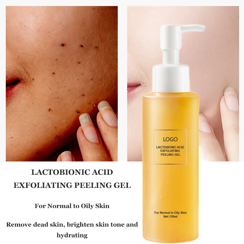 Lactobionic Acid Exfoliating Gel Cleanser | Pore Refining & Brightening Face Scrub