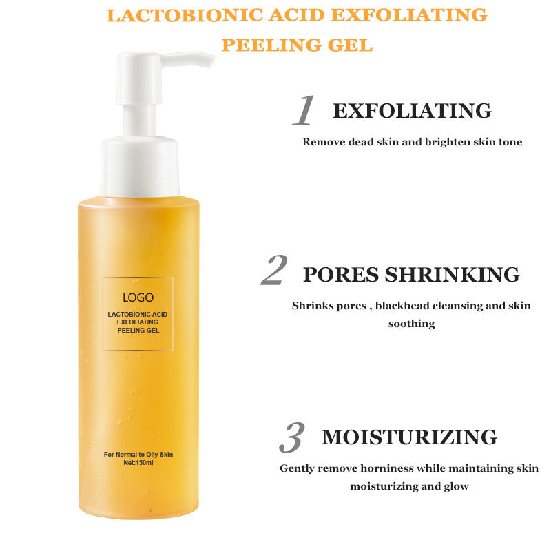 Lactobionic Acid Exfoliating Gel Cleanser | Pore Refining & Brightening Face Scrub