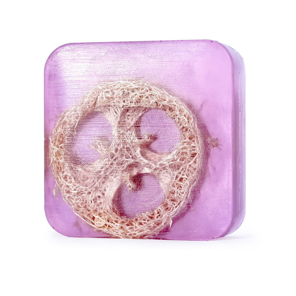 Handmade Soap Bar with Organic Ocean Loofah Oil Control Acne Treatment Revitalizes Skin for Face and Body