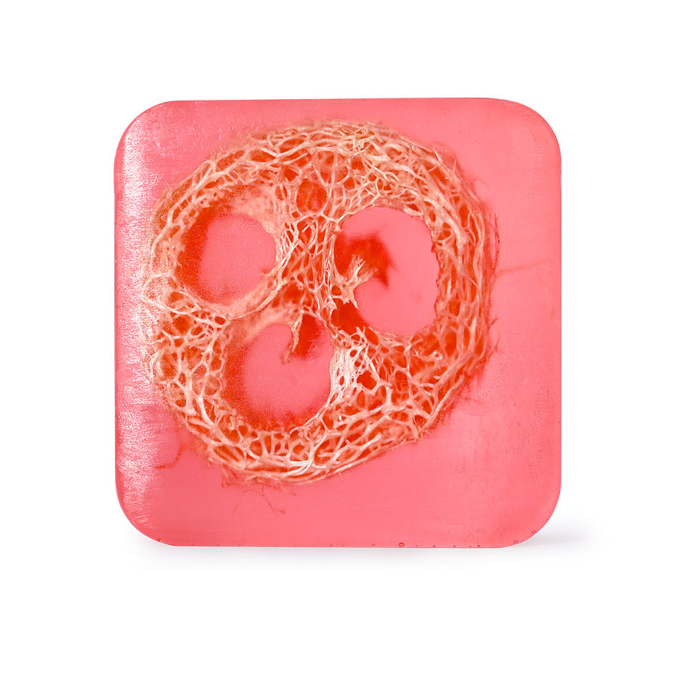 Handmade Soap Bar with Organic Ocean Loofah Oil Control Acne Treatment Revitalizes Skin for Face and Body