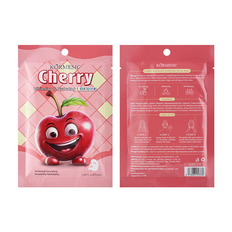Fruit Extract Face Mask Set – Hydrating, Brightening & Anti-Aging Sheet Masks (12 Varieties)