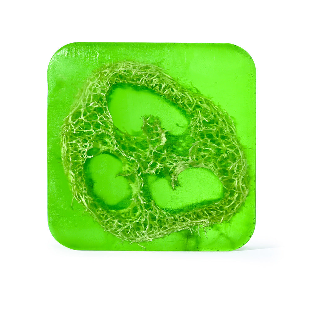 Handmade Soap Bar with Organic Ocean Loofah Oil Control Acne Treatment Revitalizes Skin for Face and Body