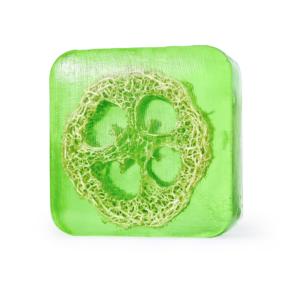 Handmade Soap Bar with Organic Ocean Loofah Oil Control Acne Treatment Revitalizes Skin for Face and Body