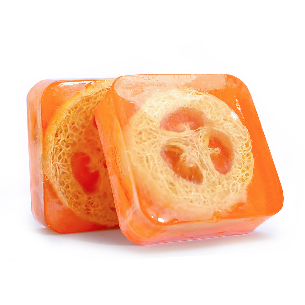 Handmade Soap Bar with Organic Ocean Loofah Oil Control Acne Treatment Revitalizes Skin for Face and Body