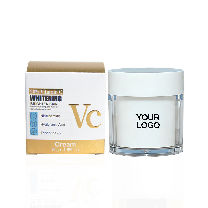 20% Vitamin C Brightening Face Cream with Niacinamide & Hyaluronic Acid – 50ml