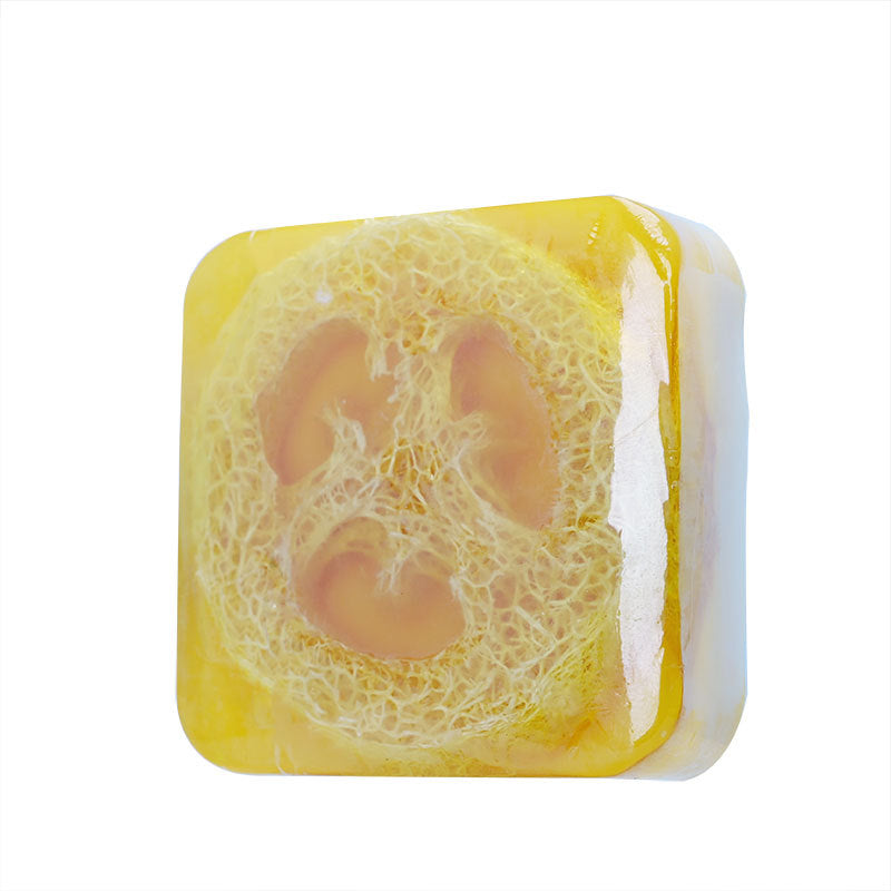 Handmade Soap Bar with Organic Ocean Loofah Oil Control Acne Treatment Revitalizes Skin for Face and Body