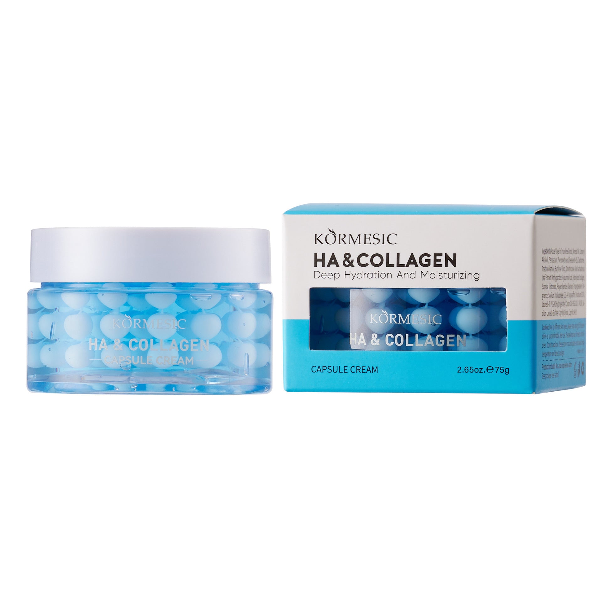 Premium Capsule Face Cream Hydrating Moisturizer – Collagen, Retinol, Hyaluronic Acid & Centella Asiatica