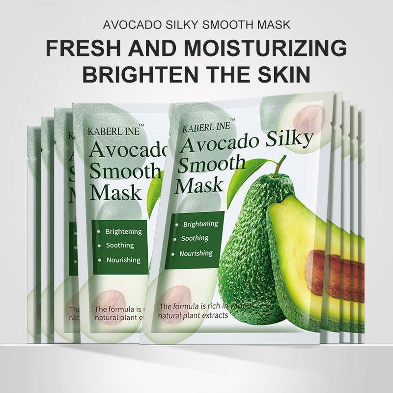 Natural Plant Extract Sheet Face Mask Set – Cucumber, Aloe & Avocado | Deep Cleansing & Hydrating