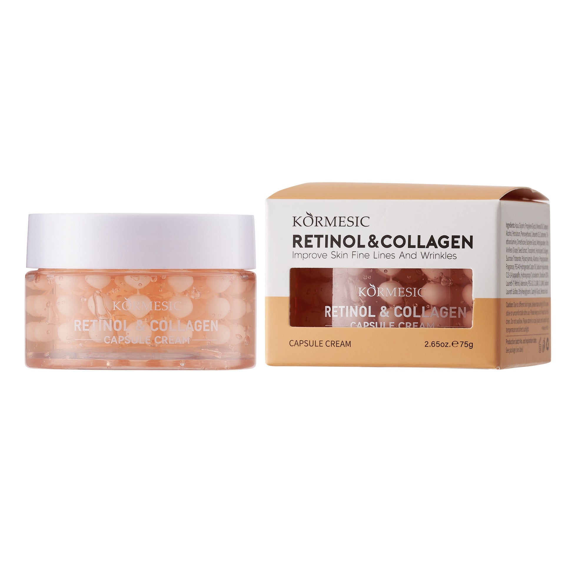 Premium Capsule Face Cream Hydrating Moisturizer – Collagen, Retinol, Hyaluronic Acid & Centella Asiatica