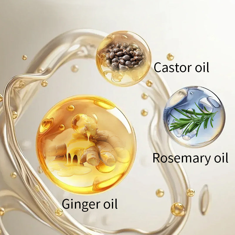Alinna Beauty Hair Growth Oil with Organic Rosemary Castor for Dry, Damaged & Split End