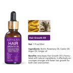 Alinna Beauty Hair Growth Oil with Organic Rosemary Castor for Dry, Damaged & Split End