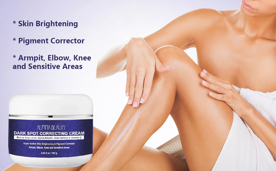 Alinna Beauty Dark Spot Correcting Cream with Kojic Acid, Niacinamide & Vitamin C for Uneven Tone