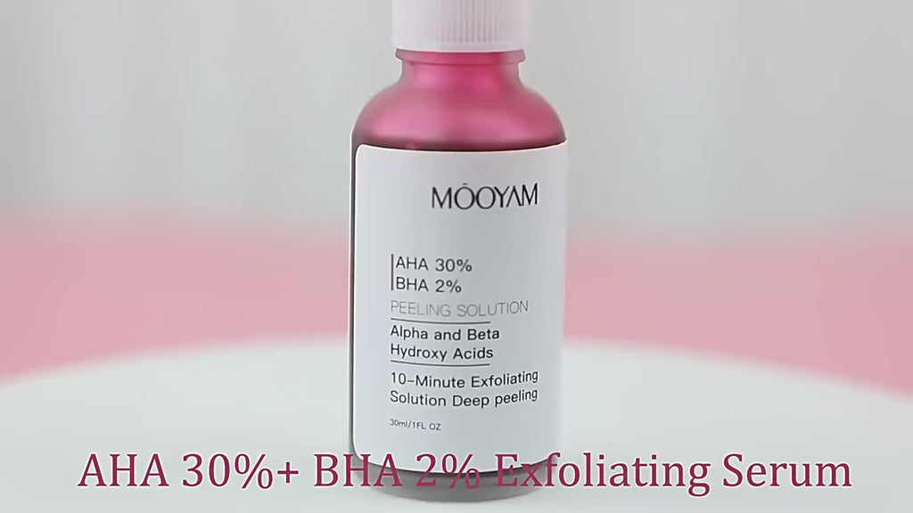 AHA 30% + BHA 2% Peeling Solution | Exfoliating Face Serum for Brighter, Smoother Skin